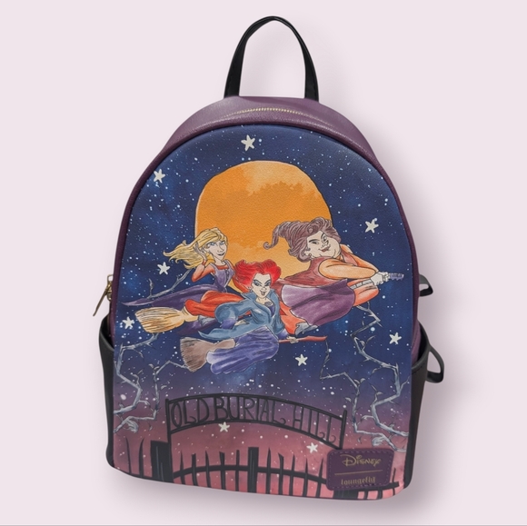 Loungefly Disney Witches Night Sky Backpack - Picture 1 of 7